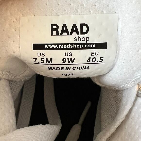 RAAD Shop Flamingo Print Lace Up High tops Sneakers Women Size 9 - Picture 8 of 13